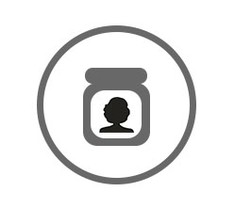 Vasetto da 40g con fotografia, disegno o logo